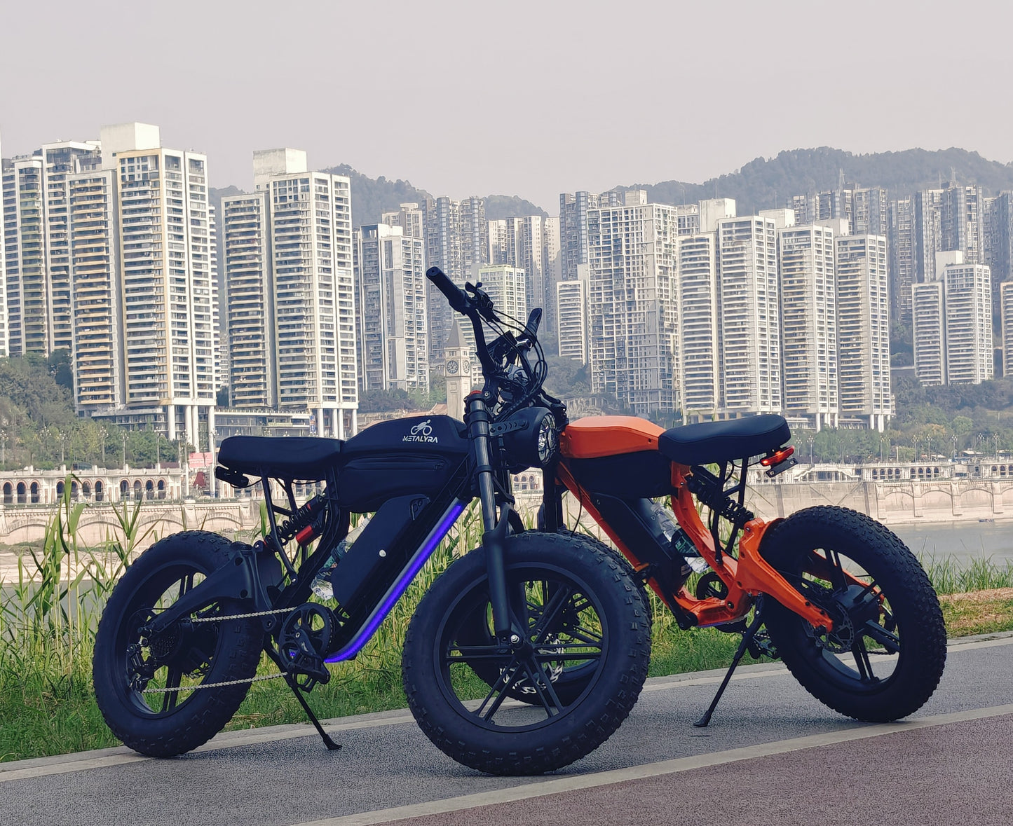 METALYRA M1 Fat Bike Tout terrain ORANGE