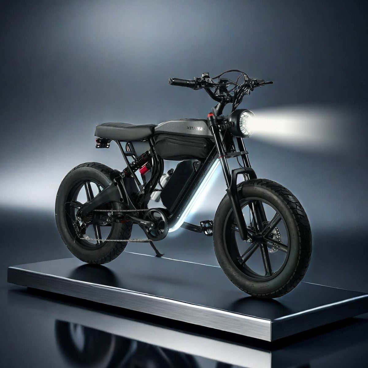 METALYRA M1 Noir - vélo électrique fat bike tout-terrain, vue principale